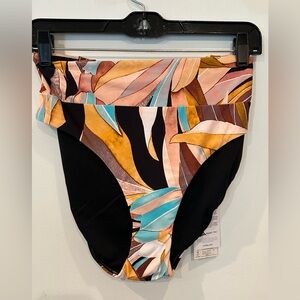 CALLA swim collection mid rise bikini bottom